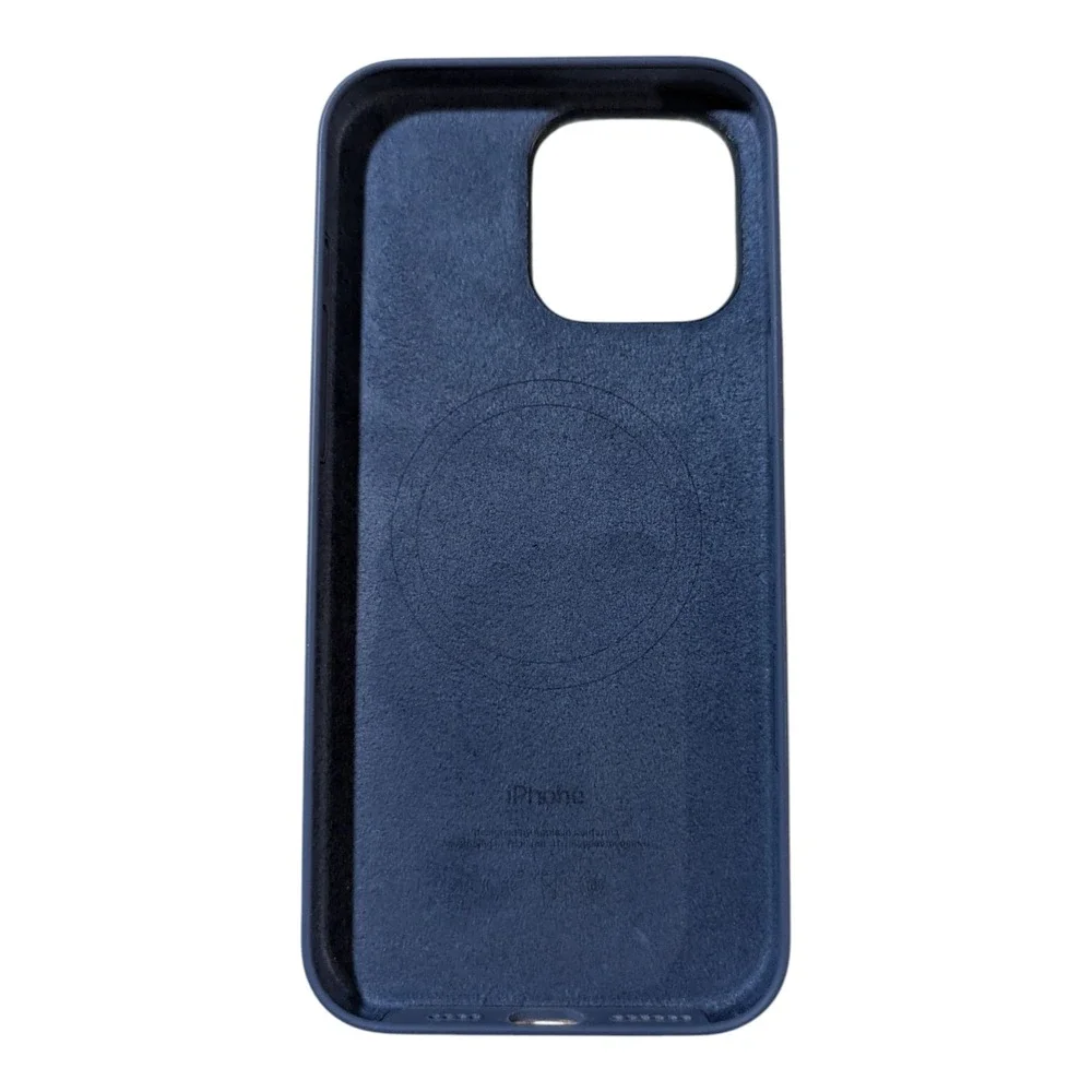 J3-Poly Apple Silicone Case with MagSafe for iPhone‎ 16 Pro Max Denim